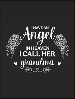 I Have an Angel in Heaven, I Call Her Grandma – Coral Fleece Blanket
